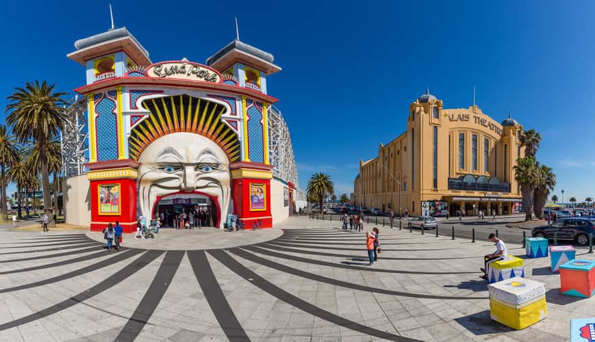 Luna Park & Palais Theatre, St Kilda, Melbourne Australia