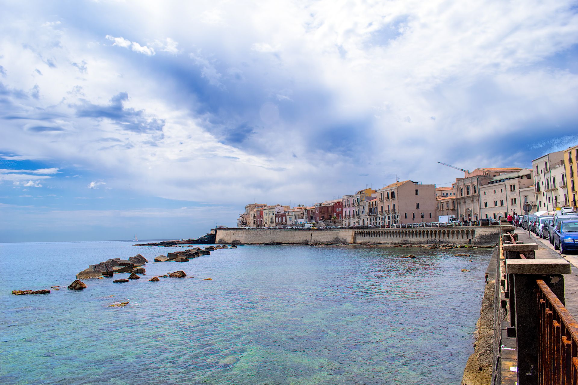 Lungomare di Ortigia, Syracuse, Sicily, Italy
