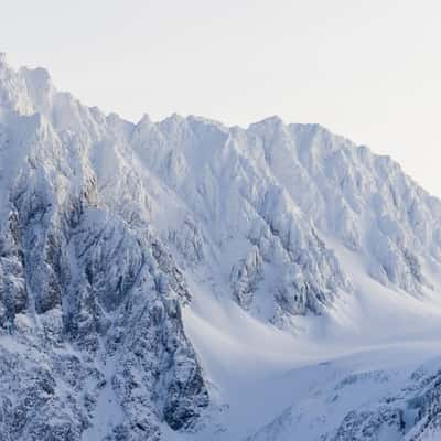 Lyngen Alps Mountain Ridge, Norway