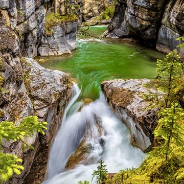 Maligne canyon waterfalls, Canada
