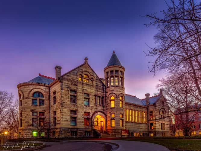 Maxwell Hall at Indiana University Bloomington USA