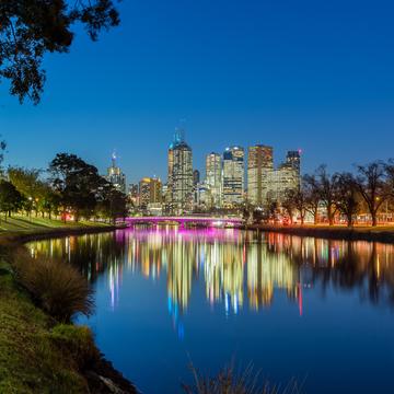 Melbourne Australia, Yarra River, Swan Street Bridge, Australia