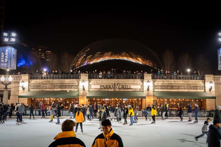 Millenium Park Ice Skating