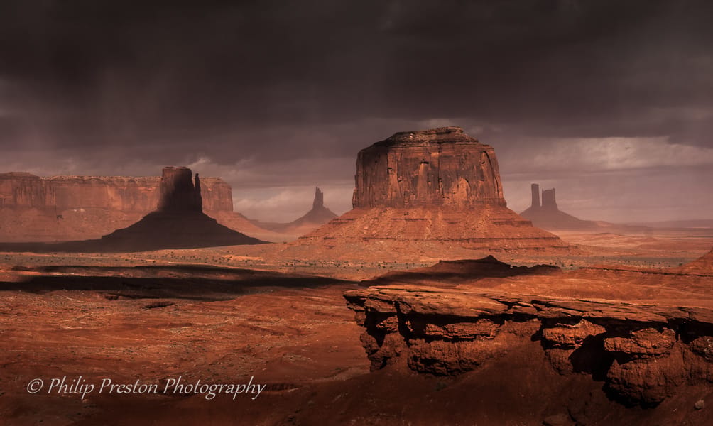 Monument Valley from Artist's Point, Arizona, USA