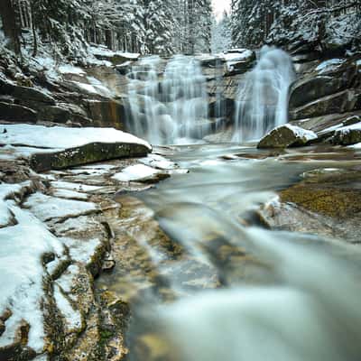 Mumlava waterfall, Harrachov, Czech Republic, Czech Republic