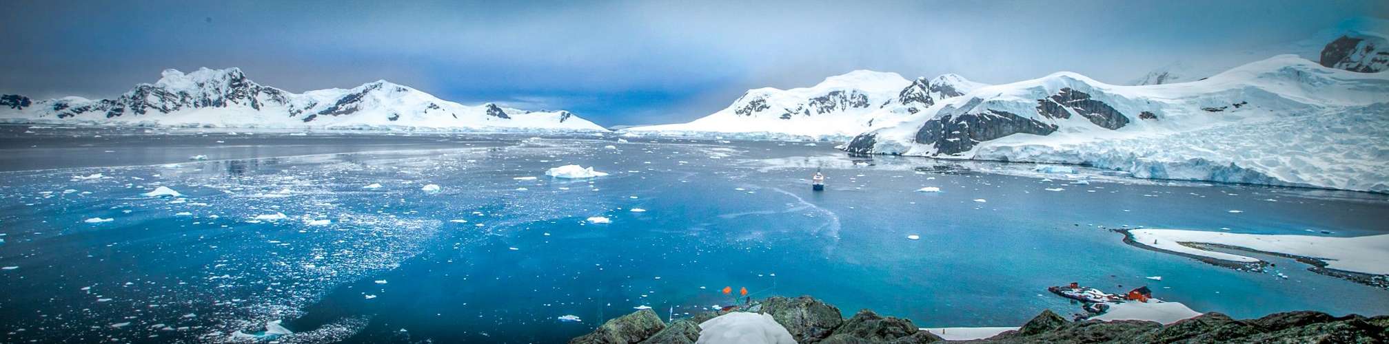 Neko Harbour Panorama Antarctica