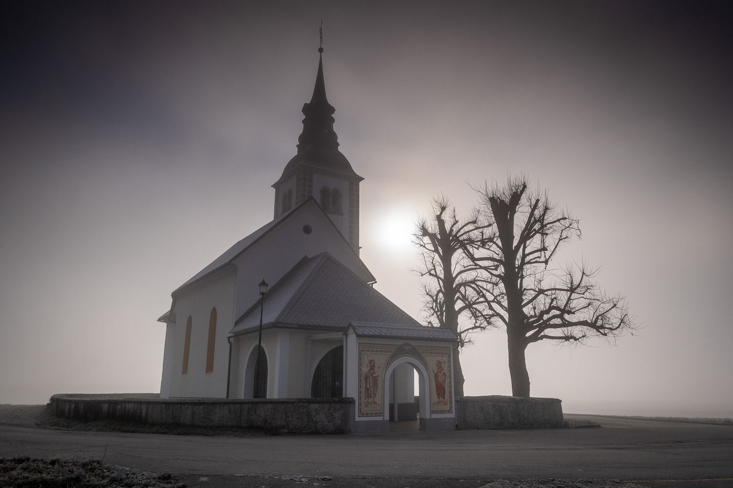 Old Suha church in Škofja Loka, Slovenia