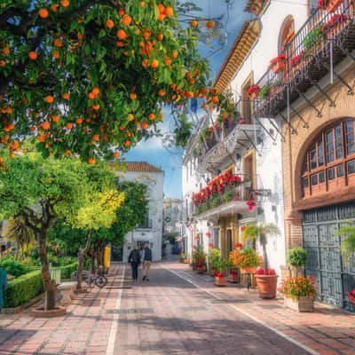 Plaza de los Naranjos, Marbella, Spain