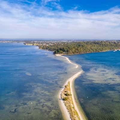 Point Walter sand bar Dyoondalup, Perth, Australia