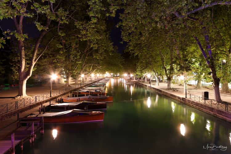 View from the Pont des Amours, Annecy