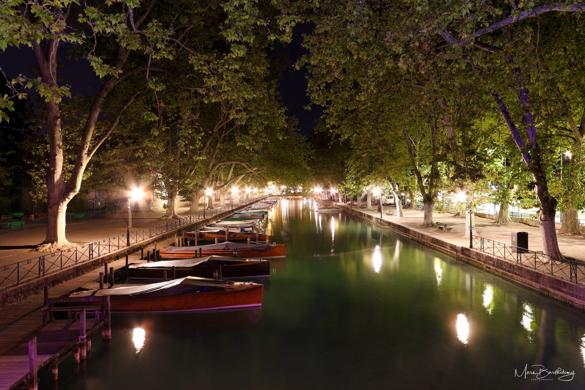 View from the Pont des Amours, Annecy, France