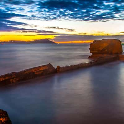 Pool sunrise Terrigal, Central Coast, New South Wales, Australia