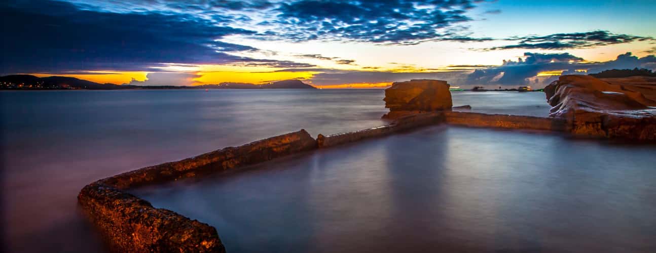 Pool sunrise Terrigal, Central Coast, New South Wales