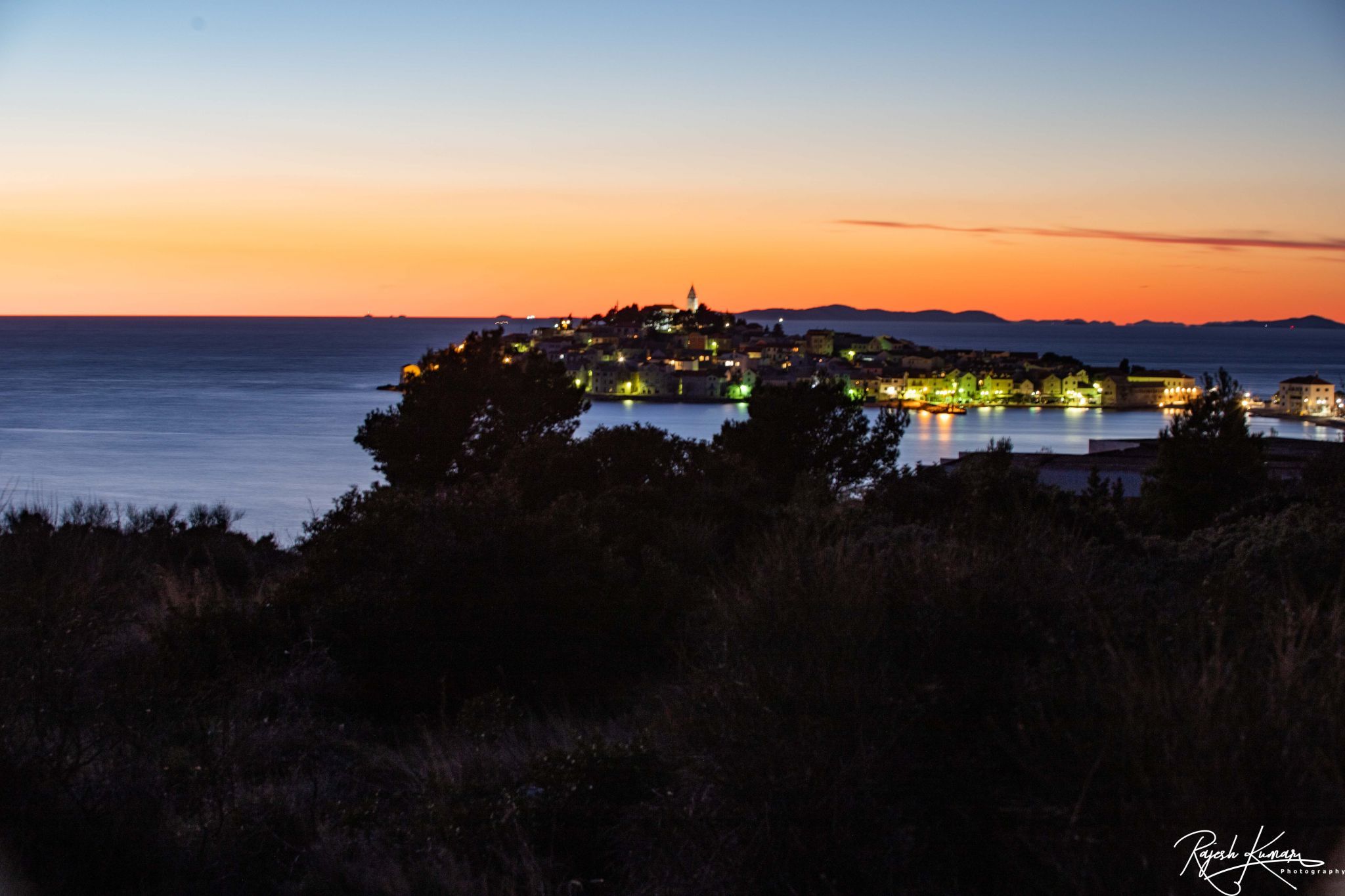 Primošten peninsula view, Croatia