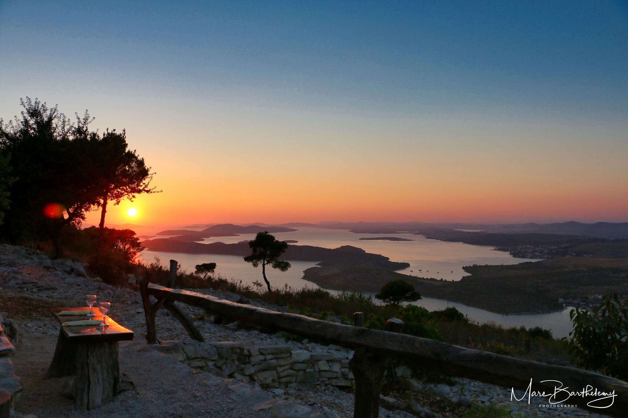 Restaurant with a view, Croatia