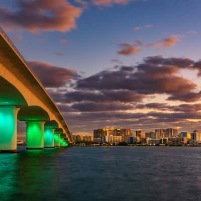 Ringling Bridge, Sarasota, USA