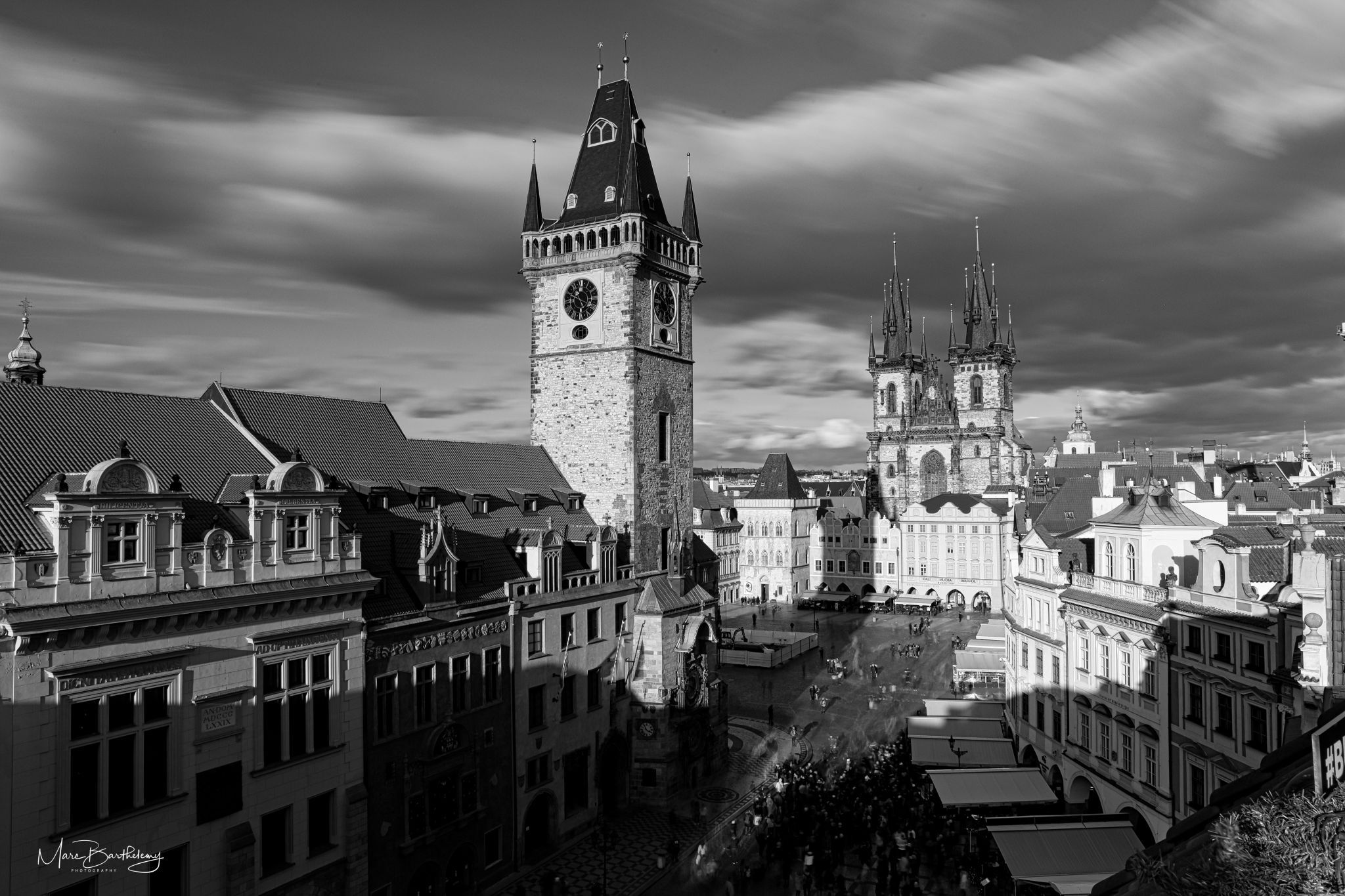 Rooftop bar view, Czech Republic