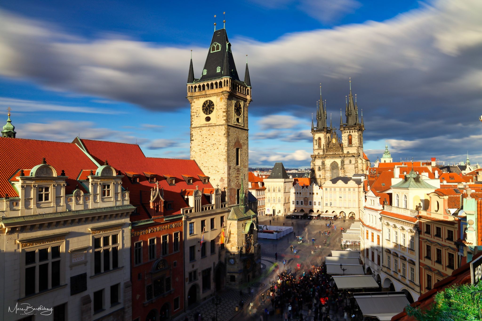Rooftop bar view, Czech Republic