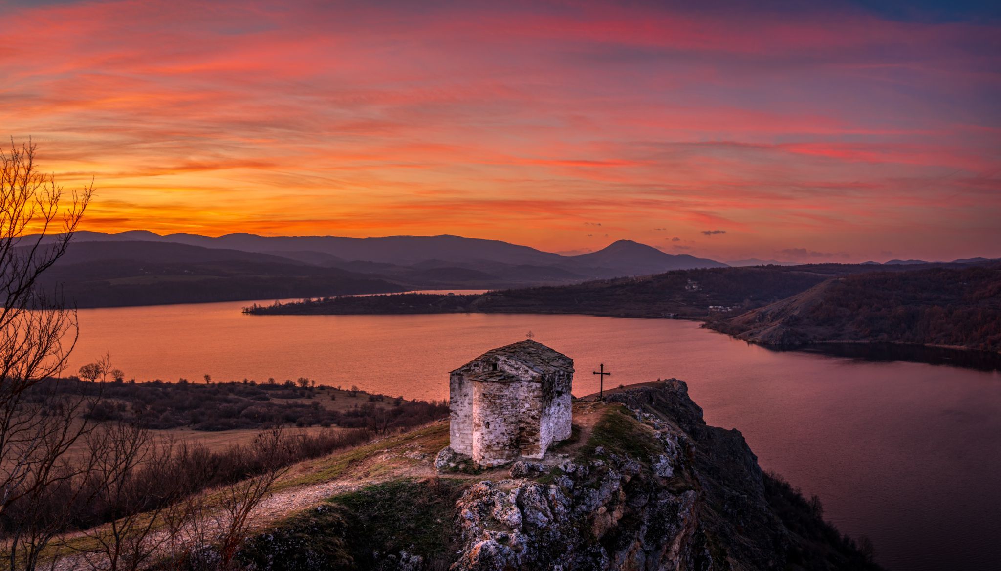Saint Joan Letni Church,Pchelina lake, Bulgaria