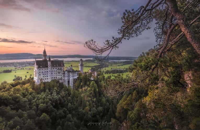Neuschwanstein Castle from Marienbridge - The classic view