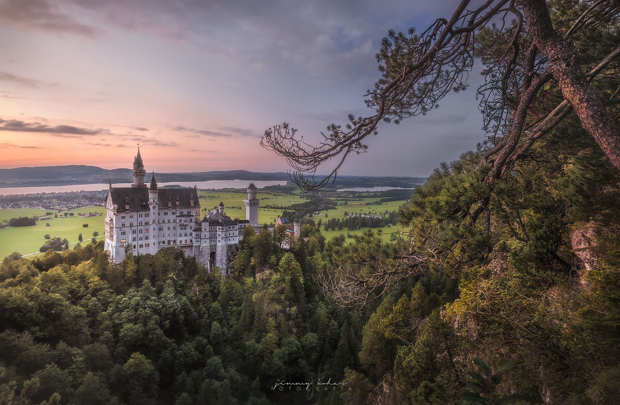 Neuschwanstein Castle from Marienbridge - The classic view, Germany