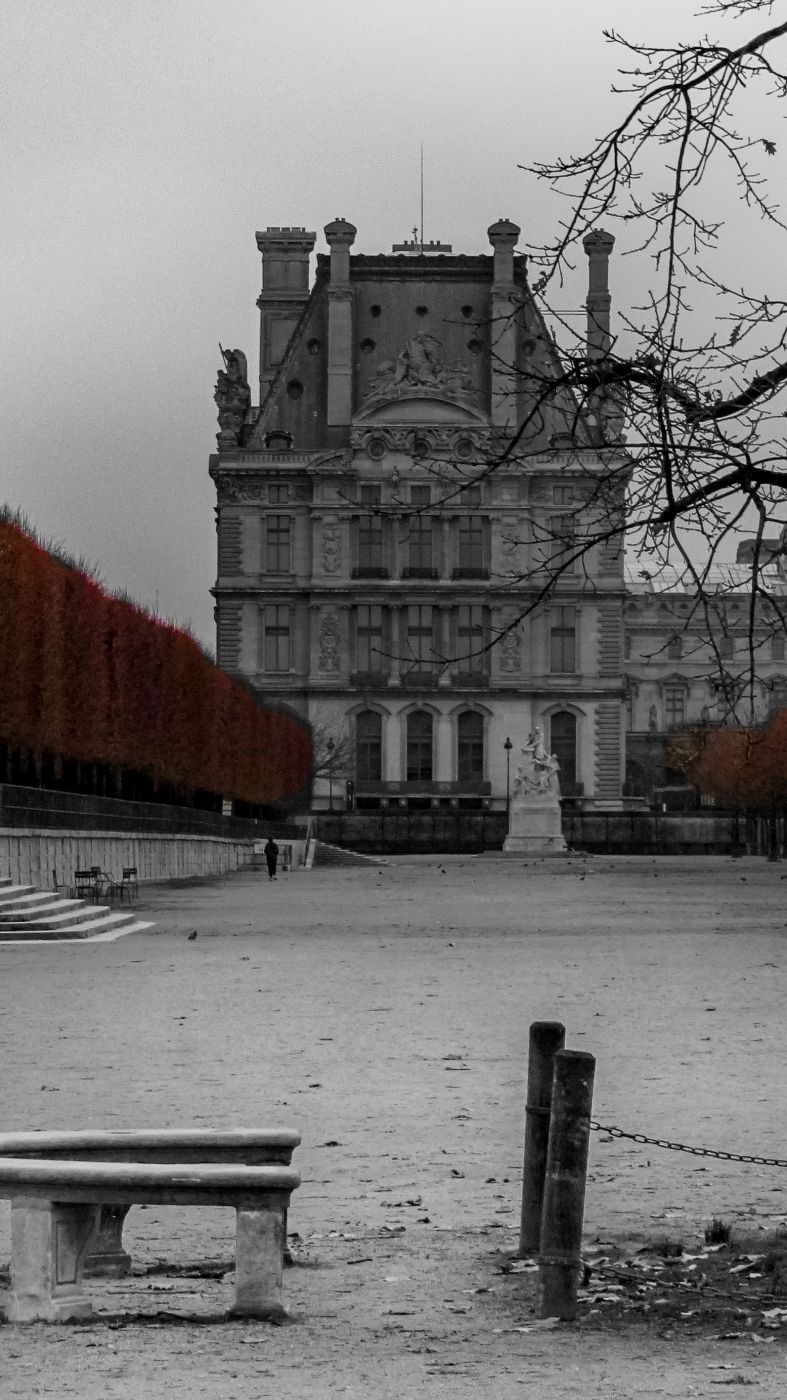 School Louvre Palace, Paris, France