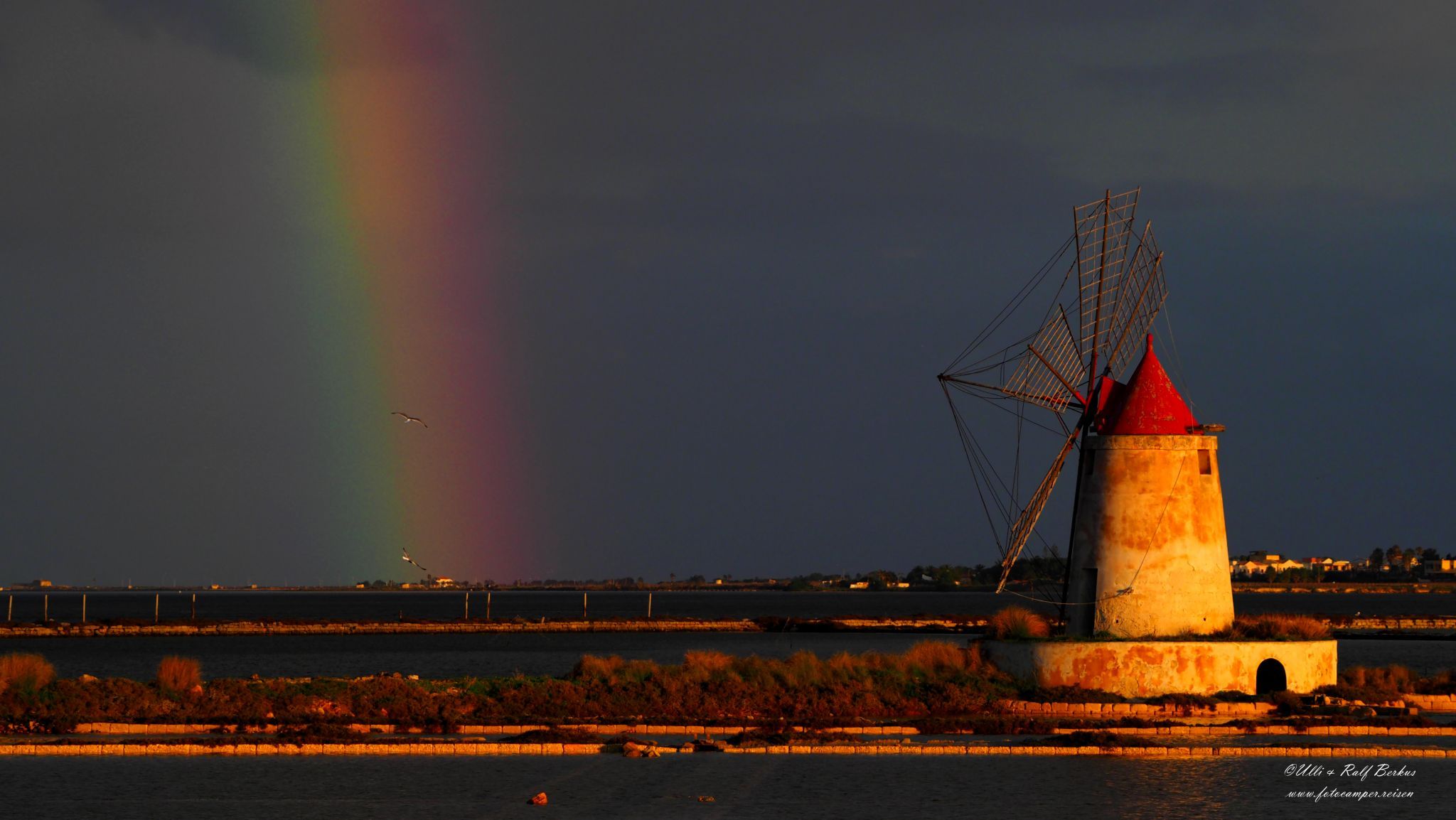 Sicilian Windmills, Italy