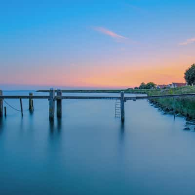 Soft sunset on Markermeer, Netherlands