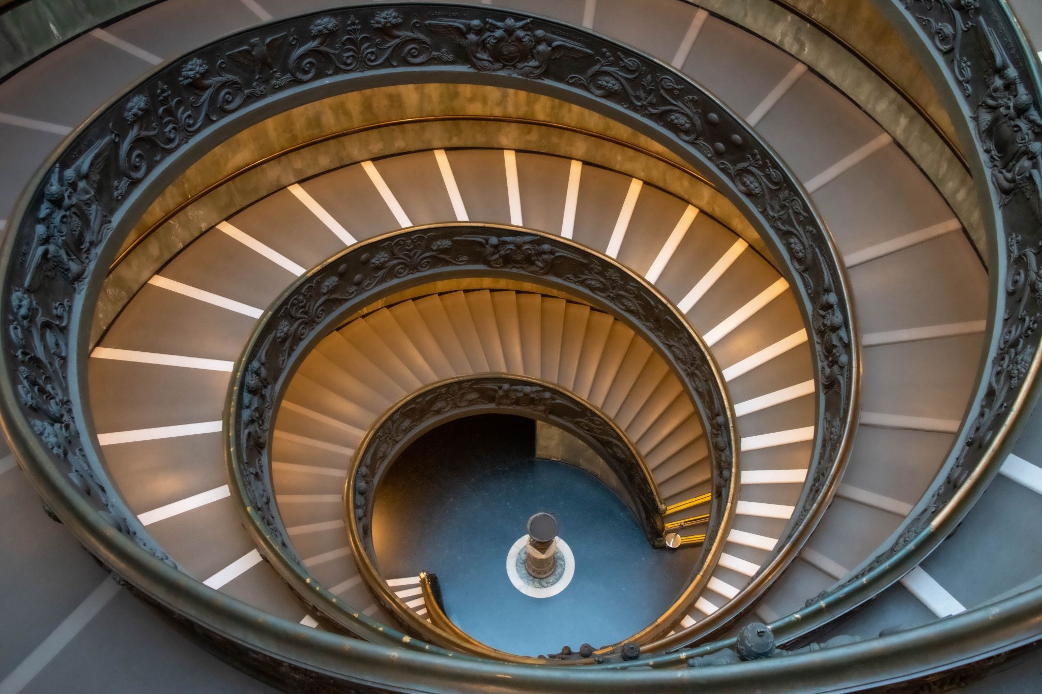 Spiral Staircase at Vatican Museum, Rome, Italy