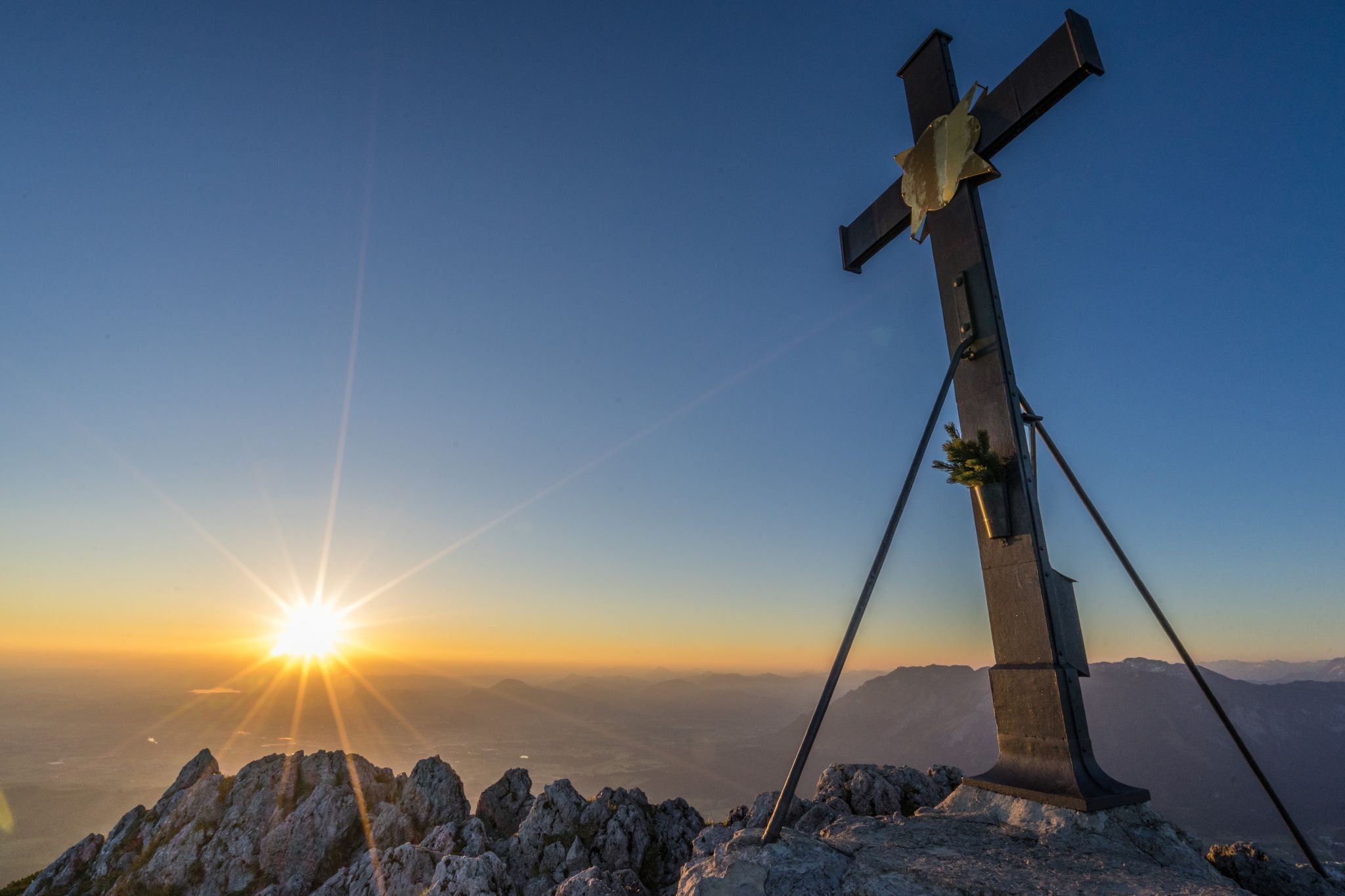 Sunrise at Hochstaufen, Germany