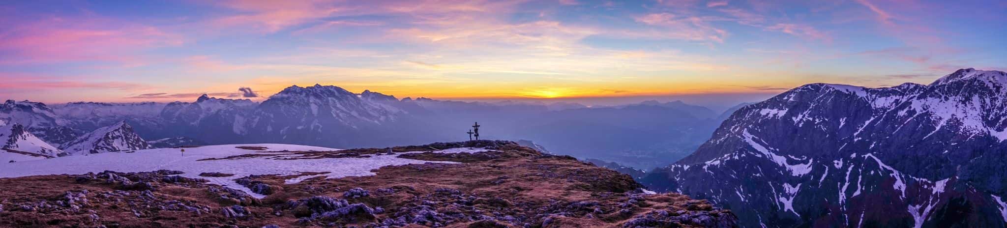 Sunset at Schneibstein