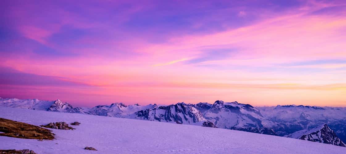 Sunset at Schneibstein