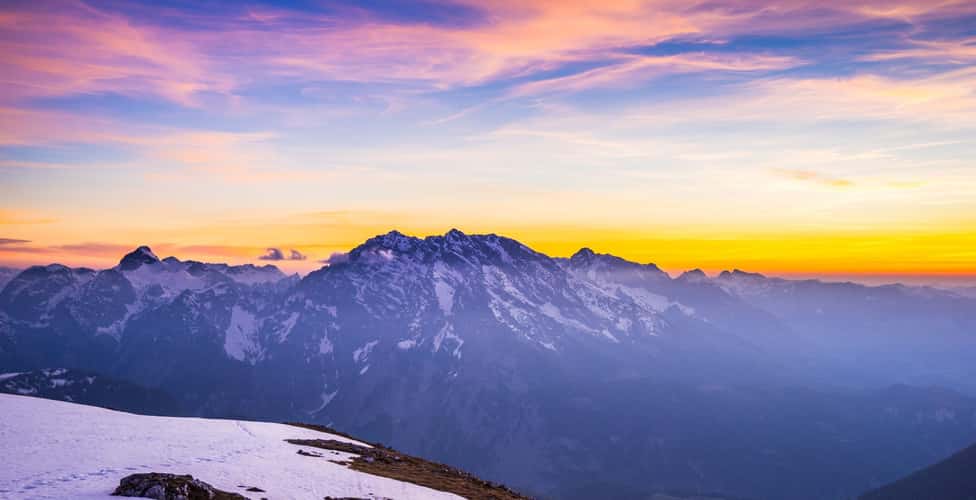 Sunset at Schneibstein