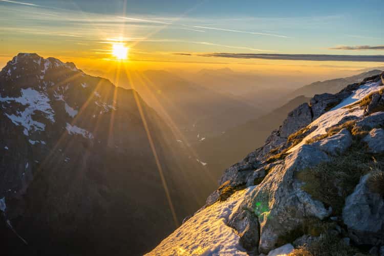 Sunset at Schneibstein