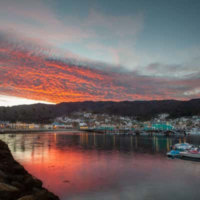 Sunset, Catalina Island, California, USA