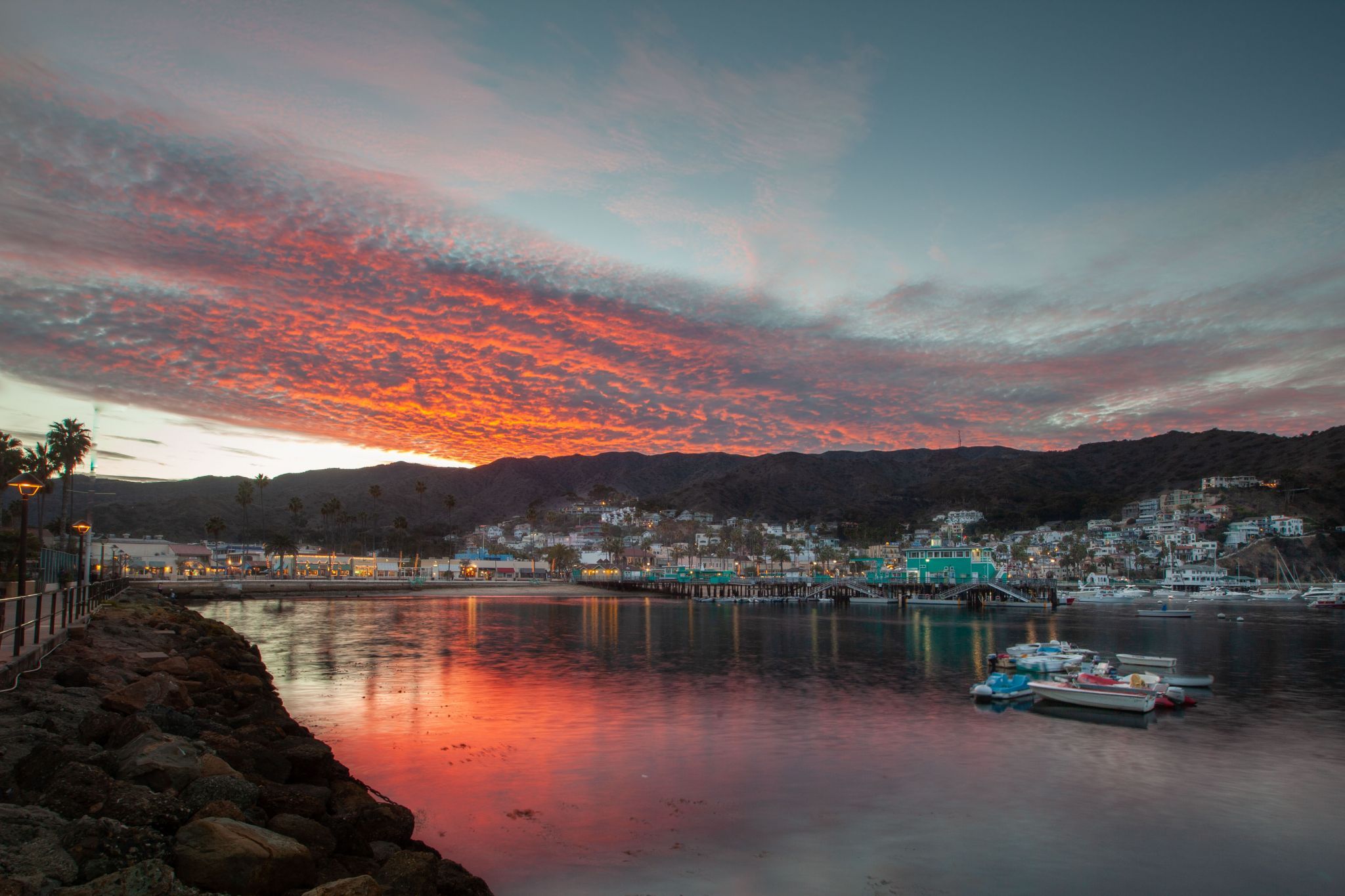 Sunset, Catalina Island, California, USA