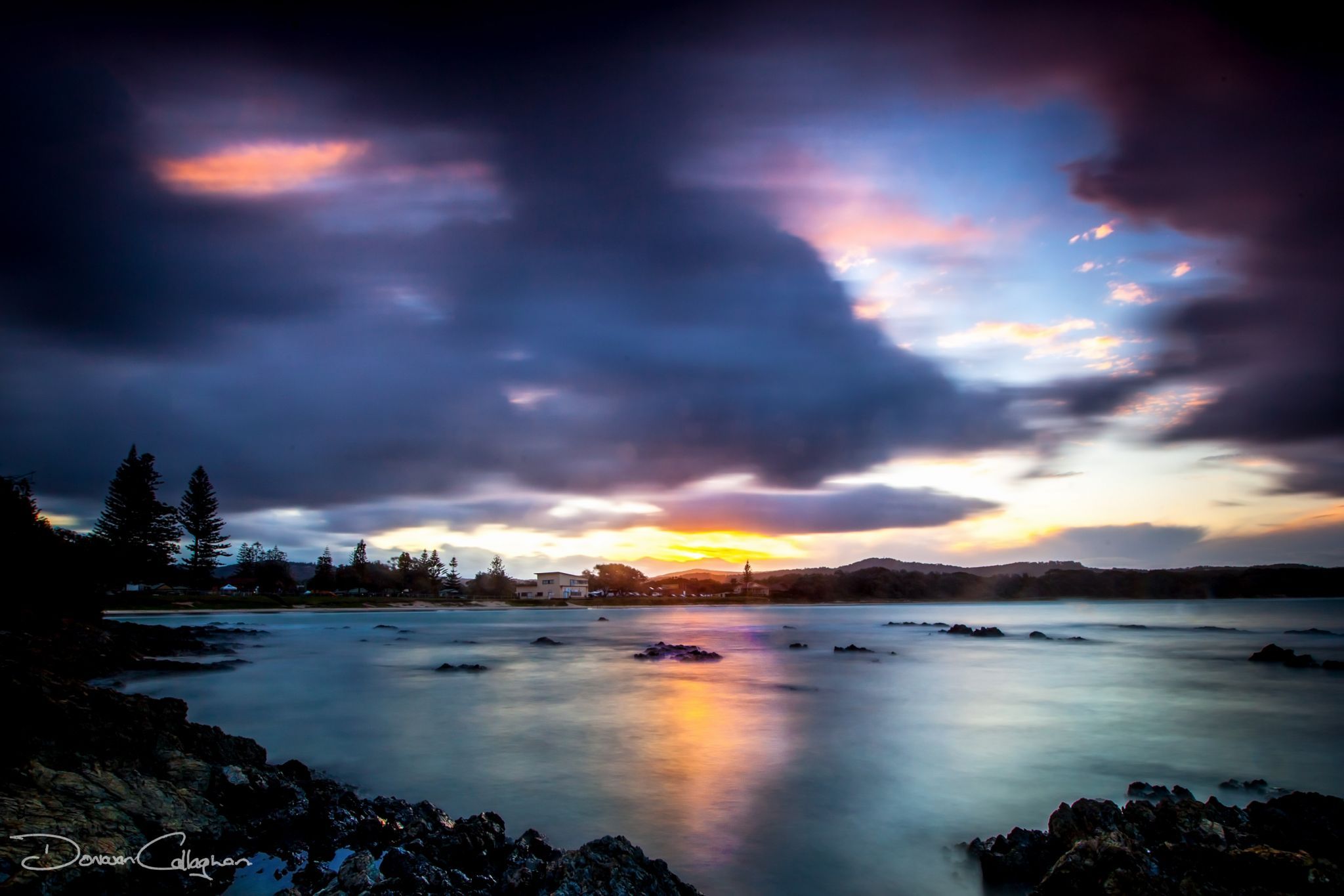 Sunset Woolgoolga North Coast New South Wales, Australia