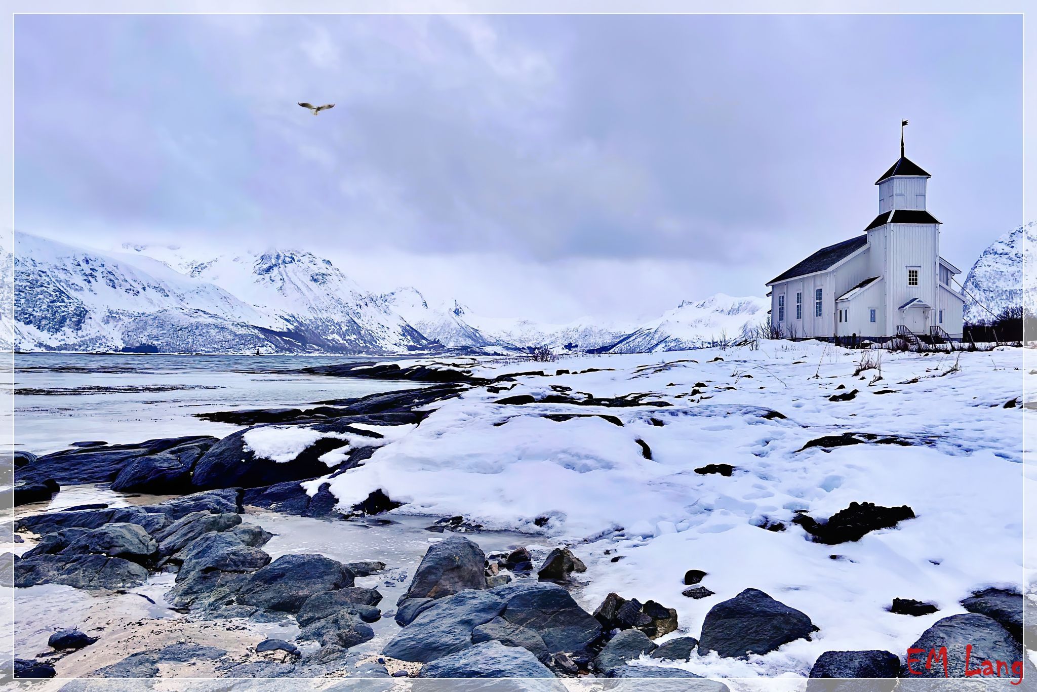 Gimsøy Church, Lofoten, Norway