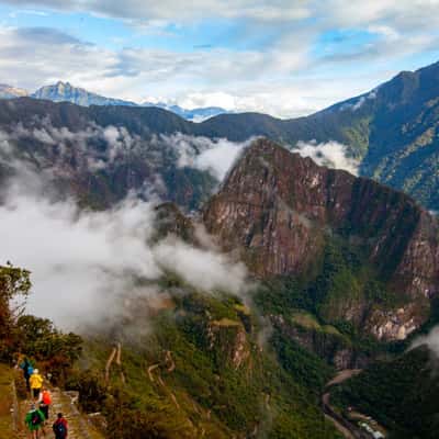 The final early morning walk to Machu Picchu, Peru