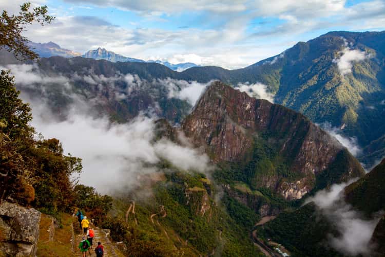 The final early morning walk to Machu Picchu
