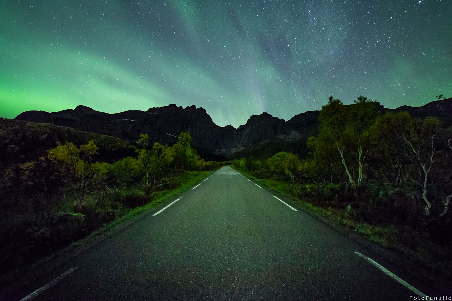 The road to Nusfjord, Lofoten, Norway