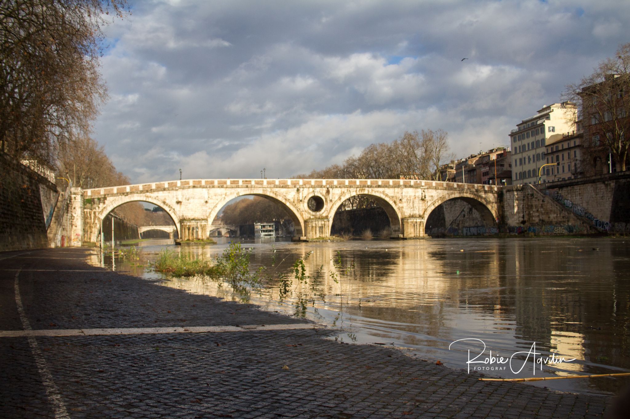 Tiber river, Italy