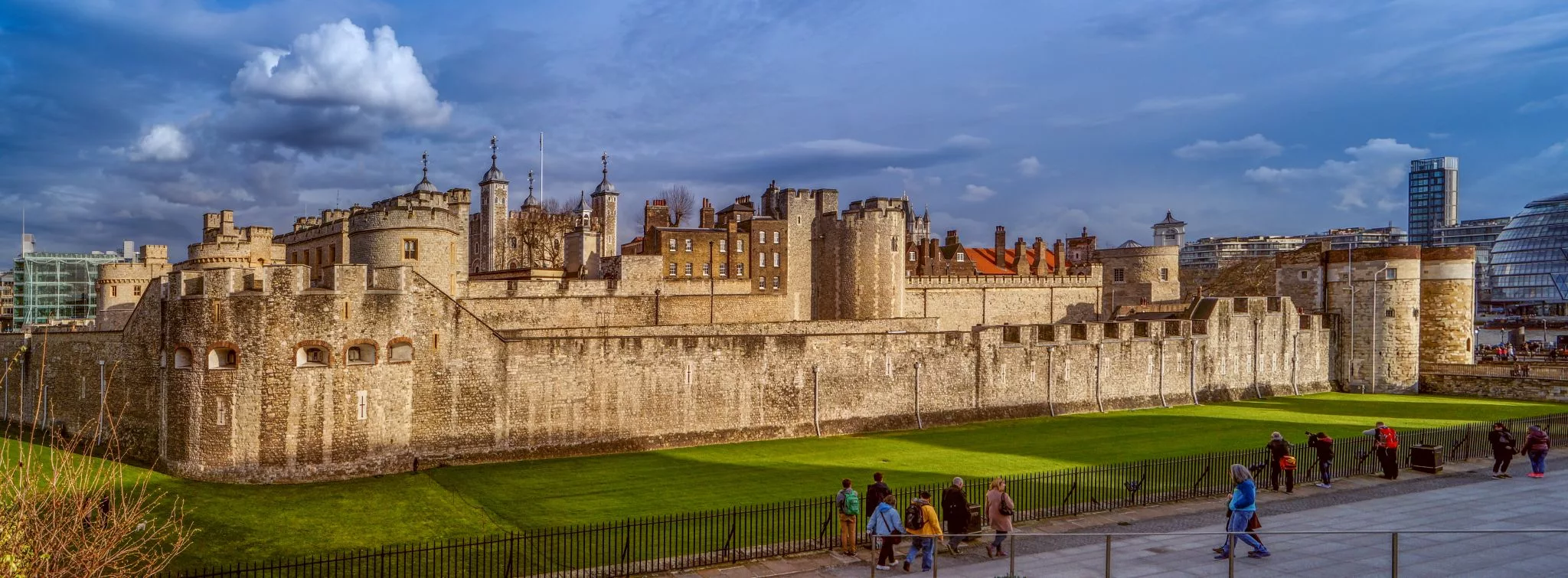 Tower of London, outside view, United Kingdom
