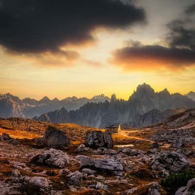 Lavaredo cottage, Italy