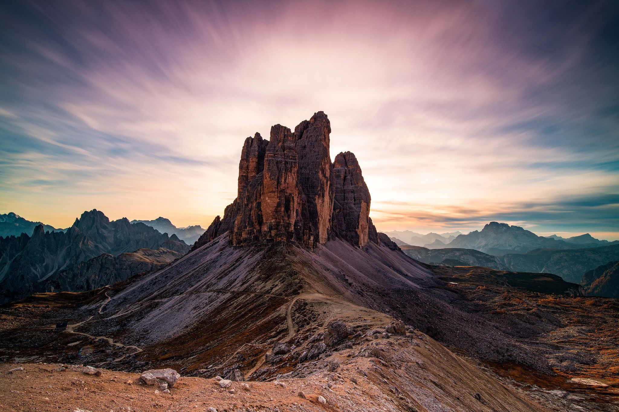 Tre Cime di Lavaredo, Dolomites, Italy