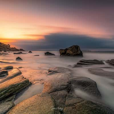 Left view, Uttakleiv Beach, Norway