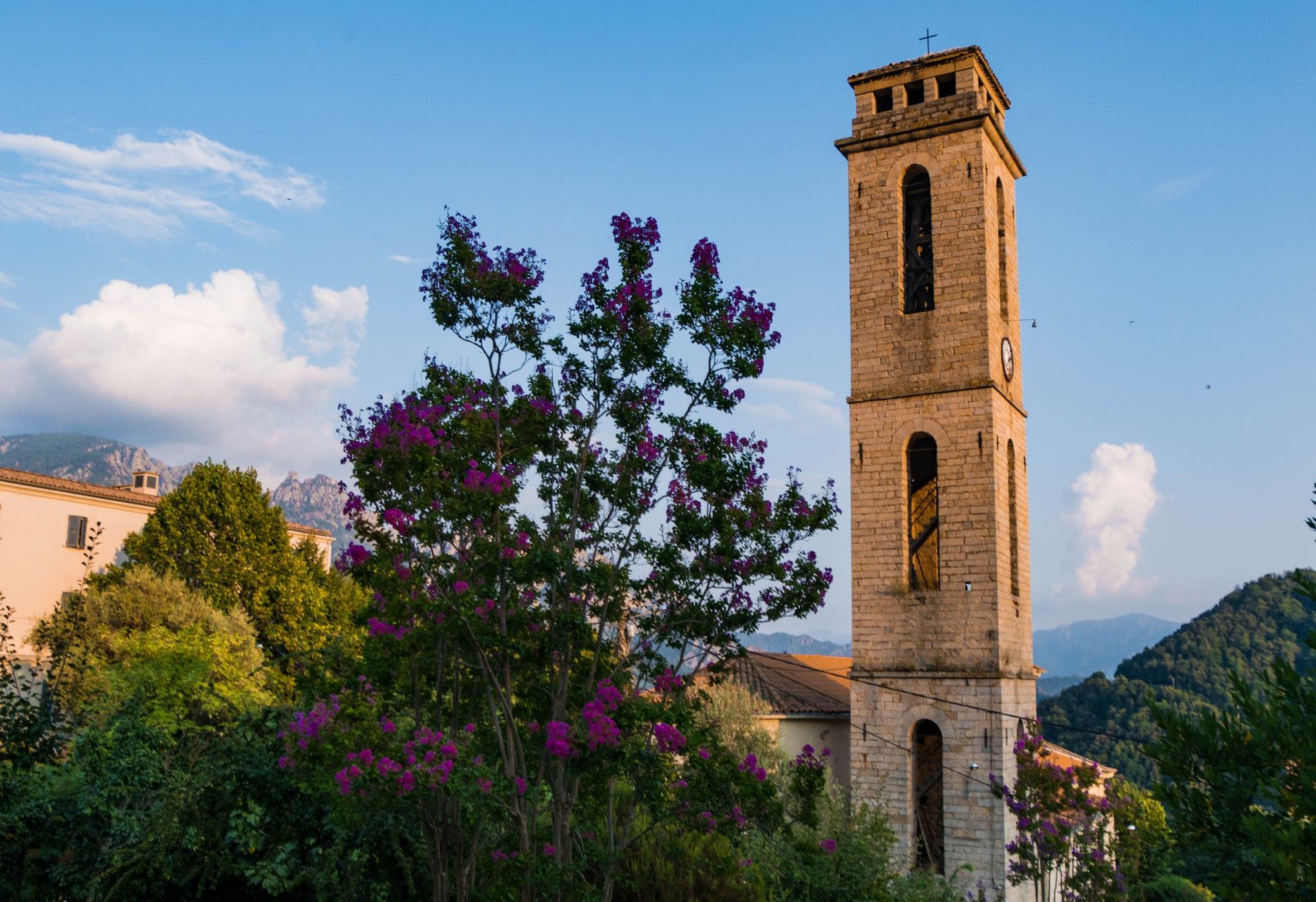 Vico from the hills, France