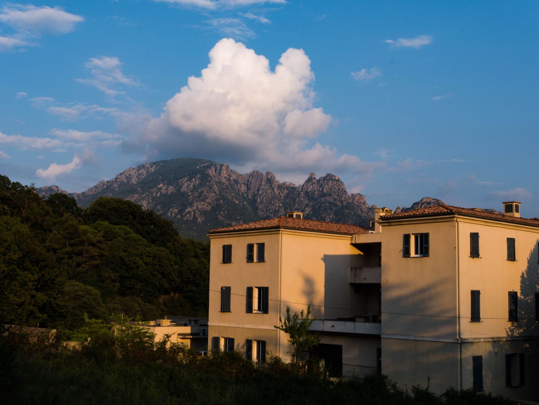 Vico from the hills, France