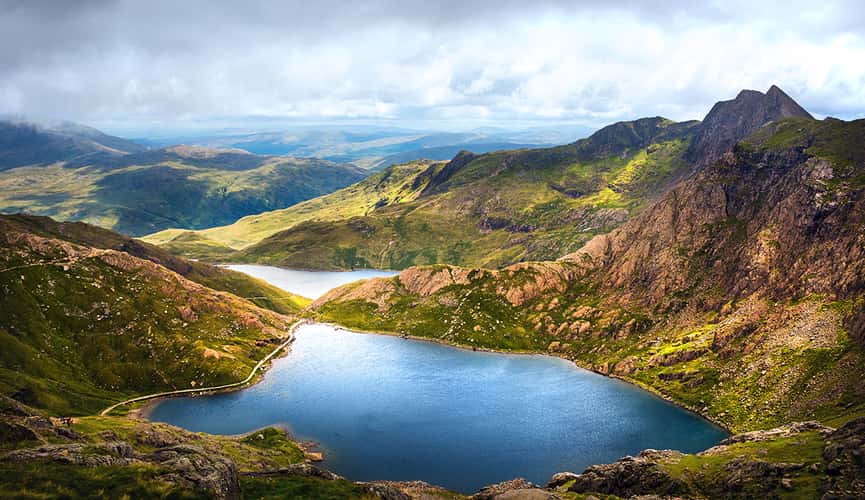 View from Mount Snowdon