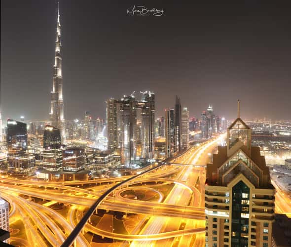 The Best View of Dubai, Burj Khalifa view from Shangri-La